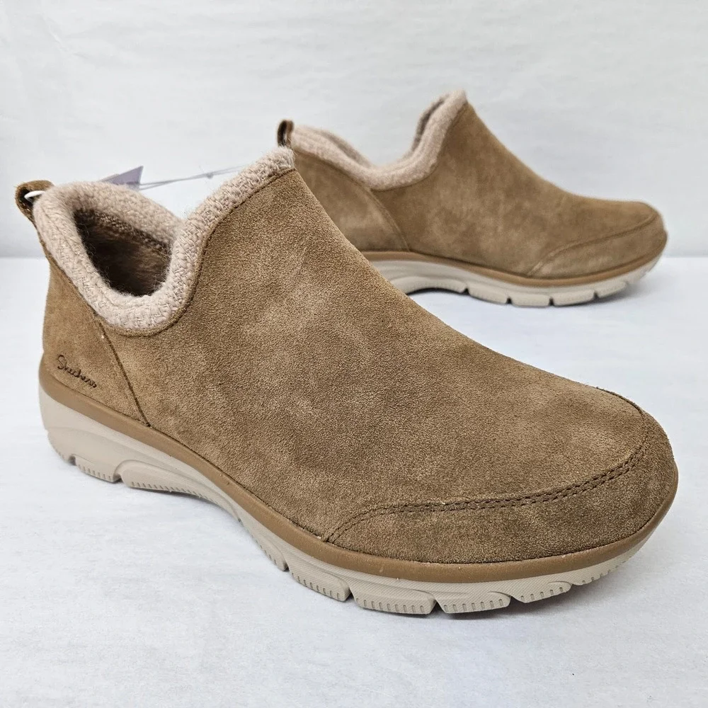 Skechers Easy Going - Sweet Behavior Ankle Booties 169114 Chestnut Women Size 11
